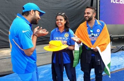 Rohit Sharma gifts autographed hat to fan who got hit by his six