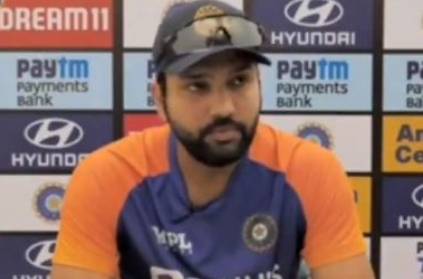 rohit sharma hilarious reaction at press conference gone viral