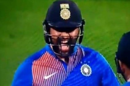 Rohit Sharma hit massive six in Super over against NZ