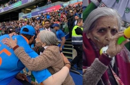Rohit Sharma meet 87-year-old superfan Charu lata after india win