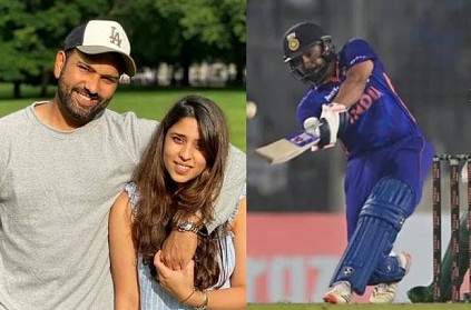 Rohit sharma wife emotional post about husband batting with injury