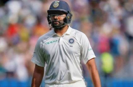 rohit sharma will not play test against australia says bcci