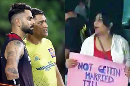 Royal Challengers Bangalore fan girl poster goes viral