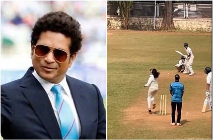 Sachin shares a cricket match video that went viral