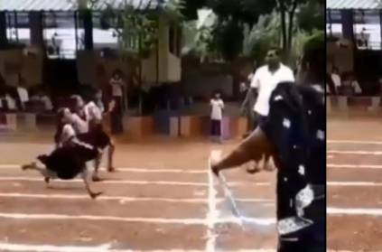 School Girls Running Video Goes Viral On Social Media