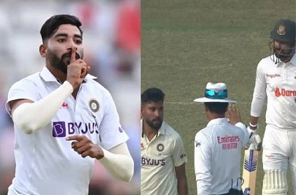 Siraj reveals what he said to litton das before he take wicket