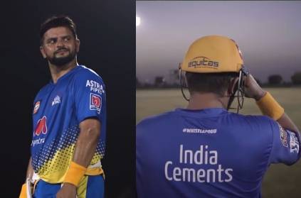 suresh raina fans reacted after csk release new video