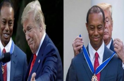 Tiger woods gets the most prestigious award of US from the president T