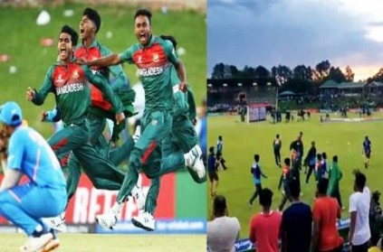 U19 World Cup After Celebrations Bangladesh Team Cleans Up Litter