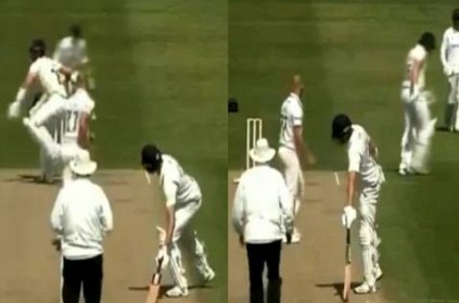 Video Lancashire Given 5 Penalty Runs After Batsman Hit By Throw