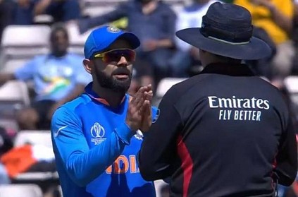 Virat Kohli argues with umpire over controversial DRS call
