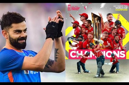 Virat Kohli Instagram Post about England T20 World Cup Win