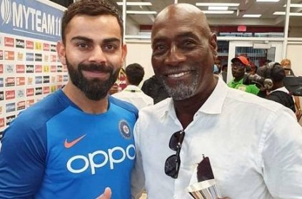 Virat, Richards Come Together For A Special Interaction