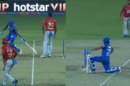 WATCH: Ashwin try to mankad but Dhawan mocks him for that