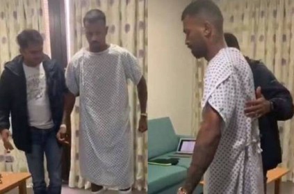 WATCH: Hardik Pandya begins his journey to recovery after surgery