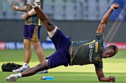 WATCH: KKR face Andre Russell injury scare before RCB match