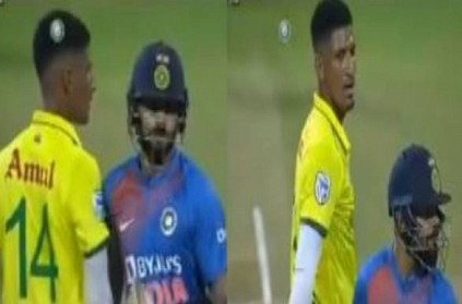 WATCH: Virat Kohli and Hendricks collide against each other