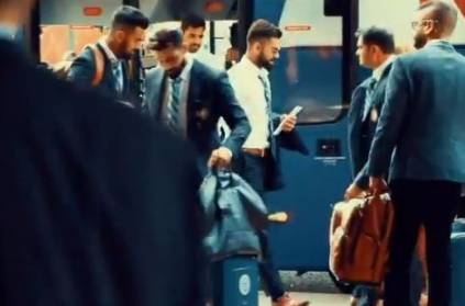 Watch:Team india arrives england for cricketworldcup2019 BCCI Video