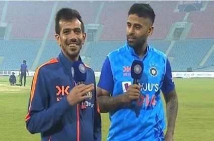 Yusvendra chahal and Surya Kumar Yadav funny Talk after 2nd T20