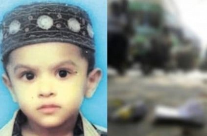 4 year old school boy killed in lorry accident in chennai
