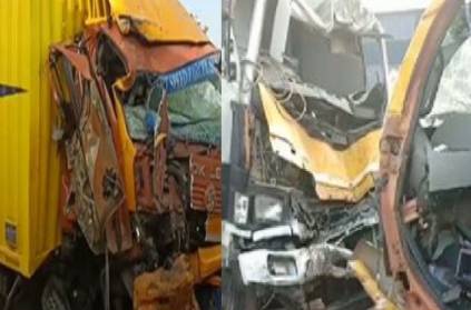 5 vehicles collided with one another in Chennai Highways