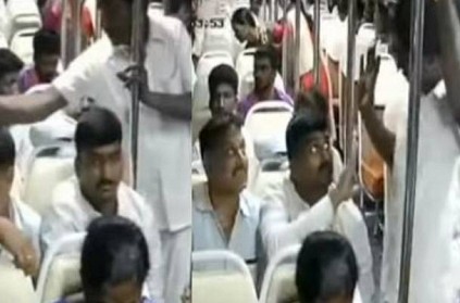 A gang caught for stealing in different way in running bus