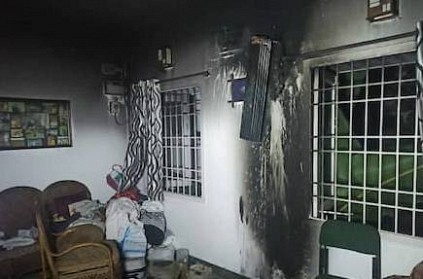 AC Exploded and caught fire in chennai