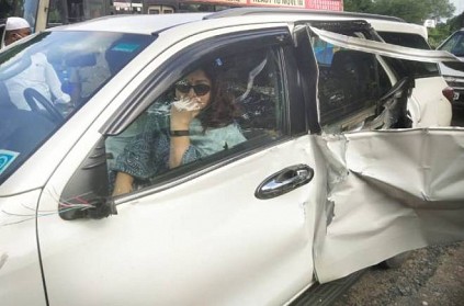 Accident issue my car was in right lane, says BJP Khushbu