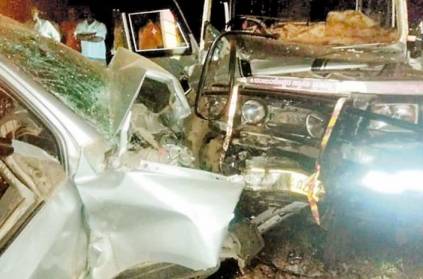 accident near sig mangalore, 4 dead and 6 in critical stage