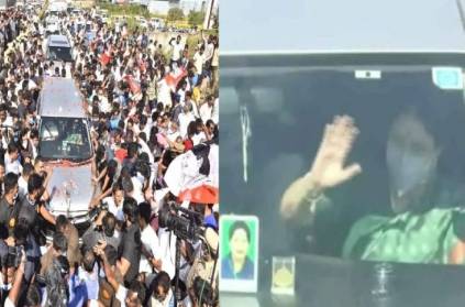 admk cadre removed after he gave his car to sasikala