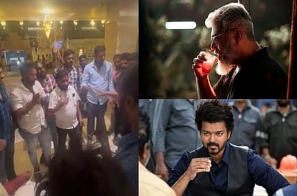 Ajith and vijay fans decided screens on popular theatre