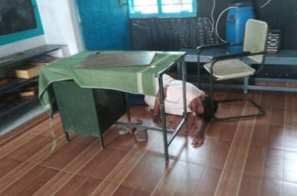 Alcohol drunken teacher suspended in Krishnagiri