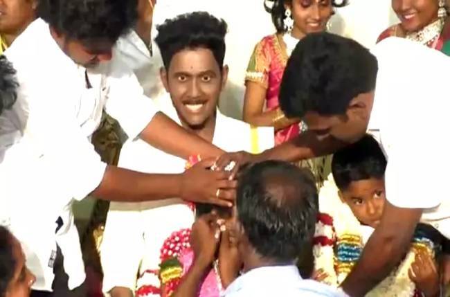 an-earring-ceremony-held-in-memory-of-the-idol-in-dindigul-tamil-nadu