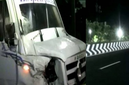 Bike and Van accident on East Coast Road in Chennai