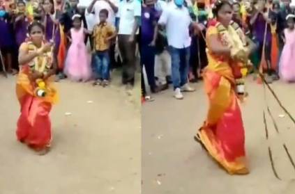 Bride silambam performance goes viral in social media