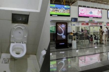 Bullets found inside a bathroom at Coimbatore International Airport