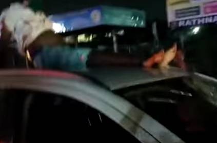 Car accident in Chennai and video makes horrified one