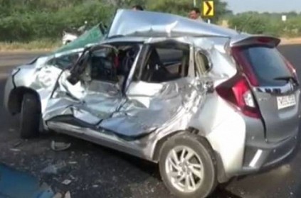 Car accident in Madurai Tuticorin National highway