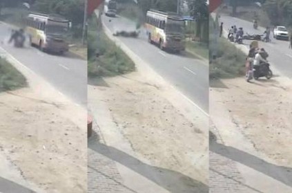 CCTV Footage of Accident Shows Two Vehicles Colliding Extensively