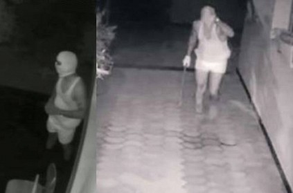CCTV Footage of Half Nude Man Roaming Around Midnight in Porur