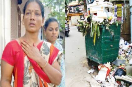 chain snatched from woman dump garbage in Perambalur