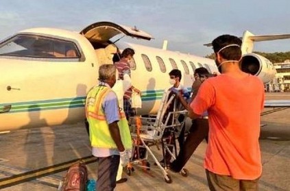 Chennai : Air ambulance brings back cancer patient from Johannesburg