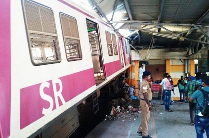 Chennai beach station local train derails reason released
