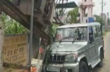 Chennai car accident, tahsildar\'s driver died in madambakkam
