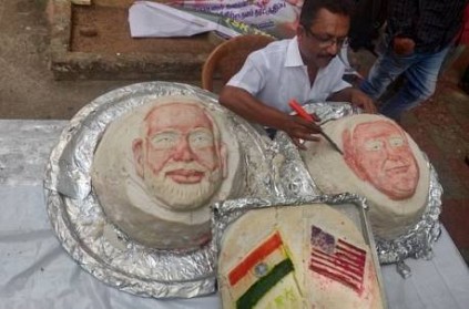 Chennai chef\'s welcome gesture for Trump, 3 Idlis of 107 Kg