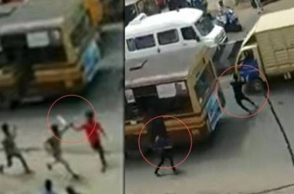 chennai college students assaults with Broadsword