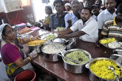 Chennai corporation announces free food at Amma unavagam
