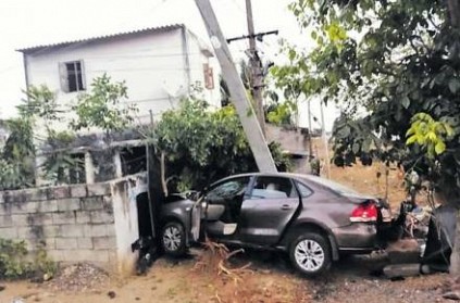 Chennai : High speed uncontrolled car entered house
