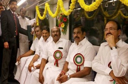 chennai metro rail stations name changed by TN CM Edappadi palaniswamy