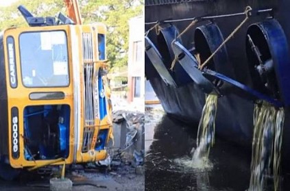 Chennai oil tanker lorry accident near Anna flyover
